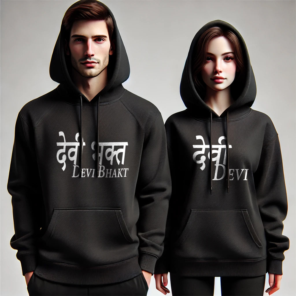 Devi & Devibhakt Couple Hoodies