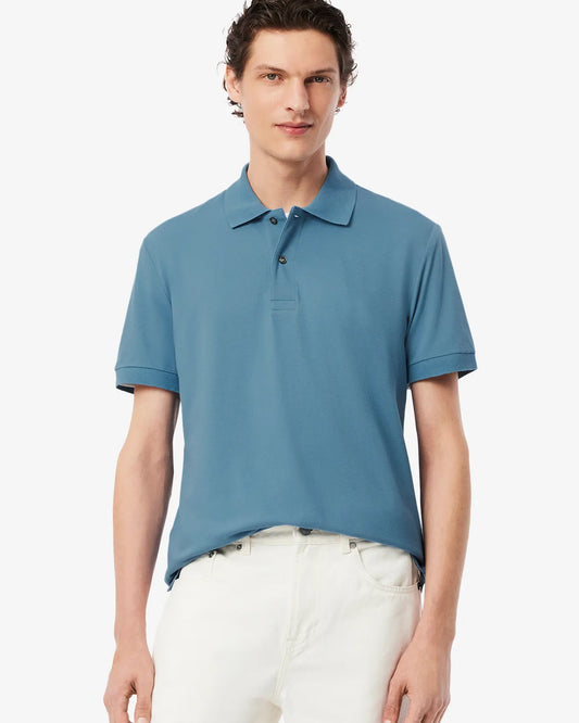  Front  view Blue Polo T-Shirt for Men  and Short Sleeves