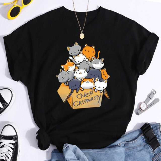 Our Cat Paw City t-shirt features a distinctive, high-resolution print, setting a new standard for graphic t-shirt quality.
