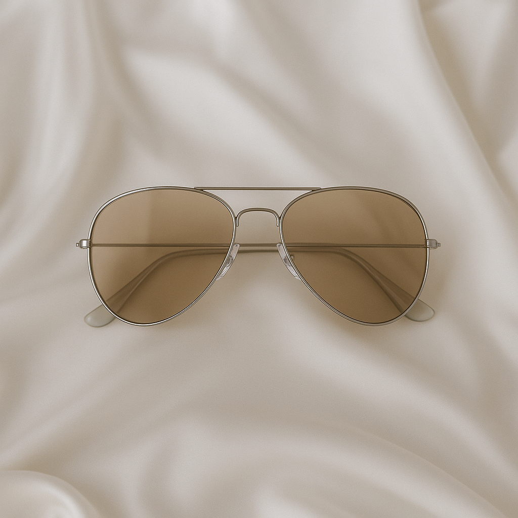 DivviK Solara Taupe Aviators