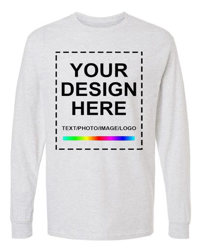 Customized Print White Sweatshirt Front View
