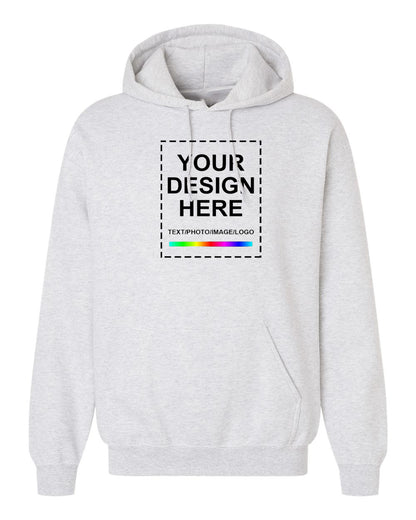 Customized White Hoodies Front View.