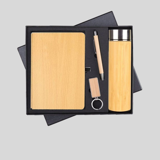 DK - 4 in 1 Wooden Bottle Diary Set  DBKP - 511
