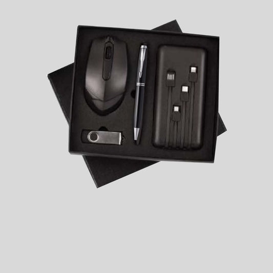 DK - 4 in 1 Powerbank Pendrive Mouse Pen Set PPMP - 538