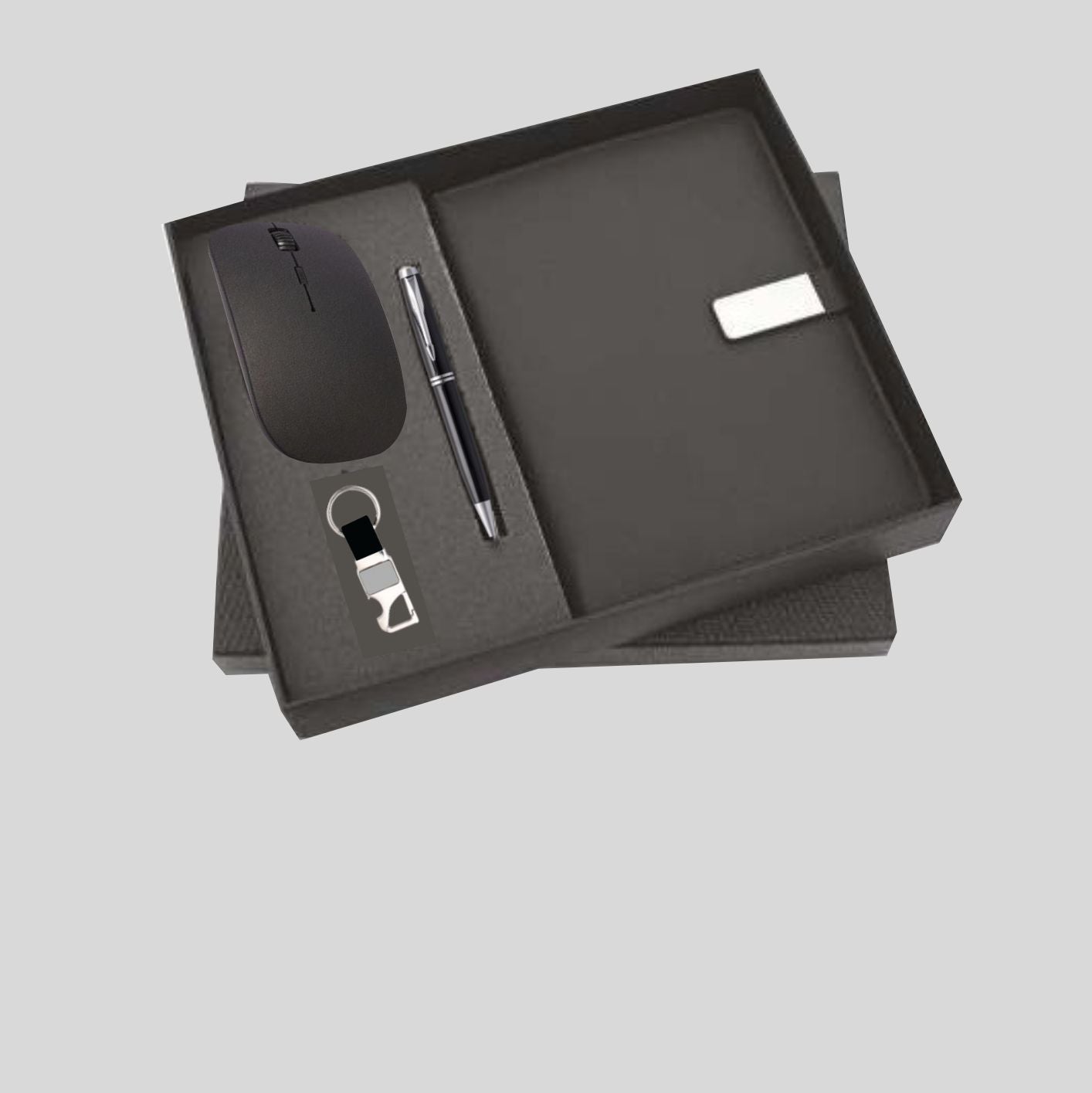 DK - 4 in 1 Magnet Diary Keychain Mouse Pen Set DMPK - 539
