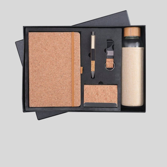 DK - 5 in 1 Crock Diary Cardholder Bottle Pen Keychain Set DBKPC - 607