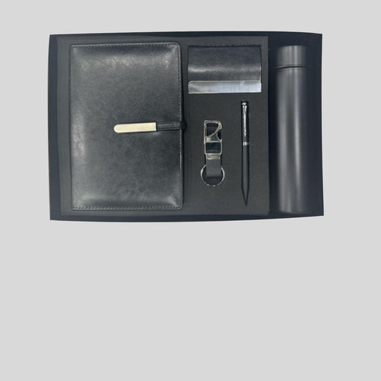 DK - 5 in 1 Slim Magnet Diary Cardholder Bottle Pen Keychain Set DBKPC - 609