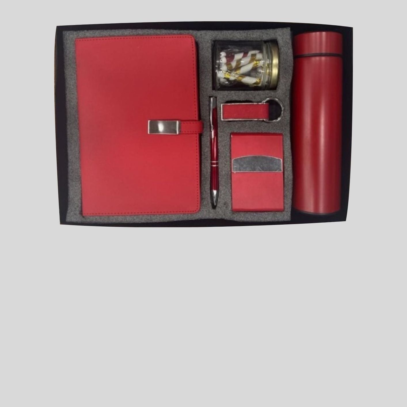 DK - 6 in 1 Magnet Diary Bottle Dryfruit Cardholder Pen Keychain Set DBDCPK - 706