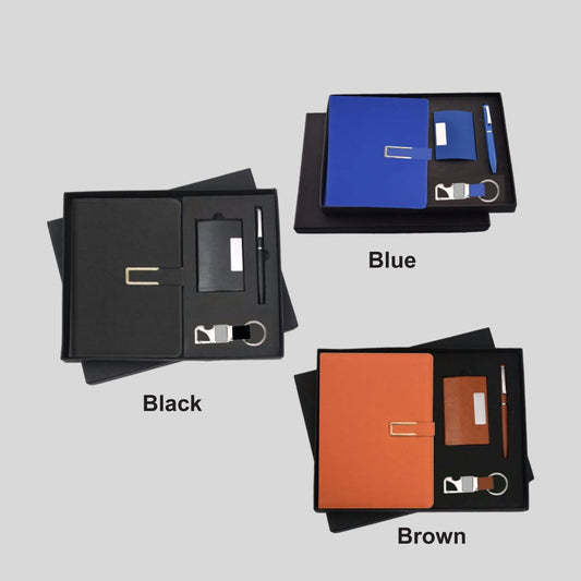 DK - 4 in 1 Cardholder U-Clip Magnet Diary Set DCPK - 528