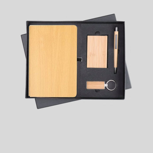 DK - 4 in 1 Cardholder Wooden Diary Set DCPK - 530