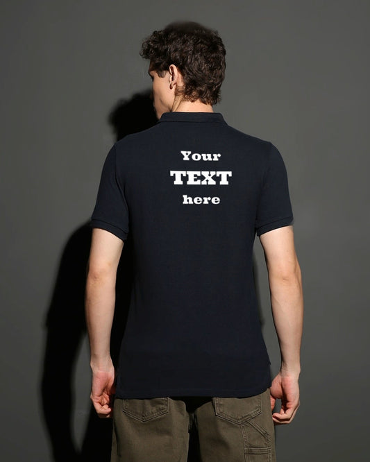 Dark_Black_Polo_TShirt_with_Your_Custom_Design_Here_Text back print
