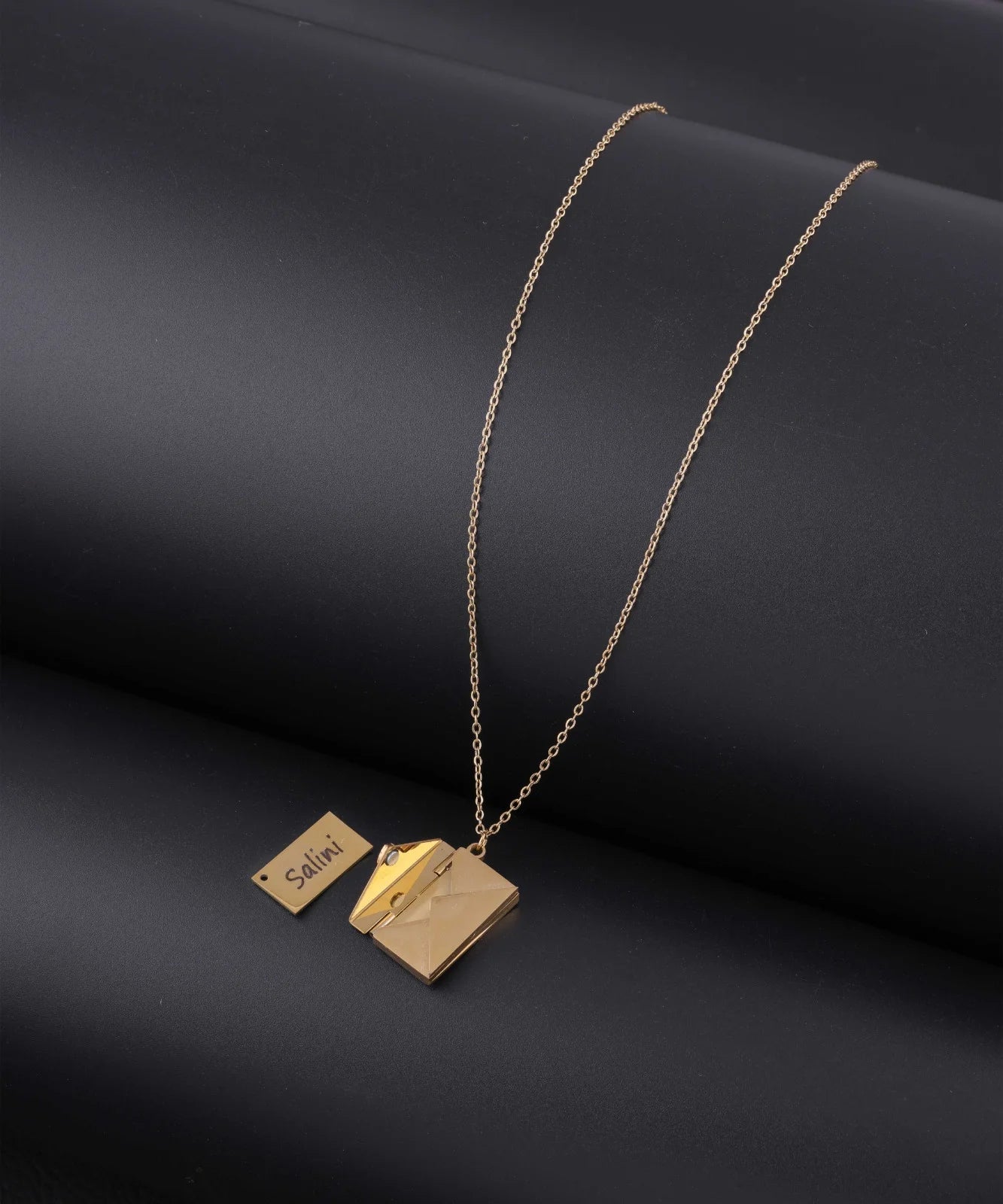 Customised Envelope Pendant | Premium Stainless Steel | Silver, Gold & Rosegold