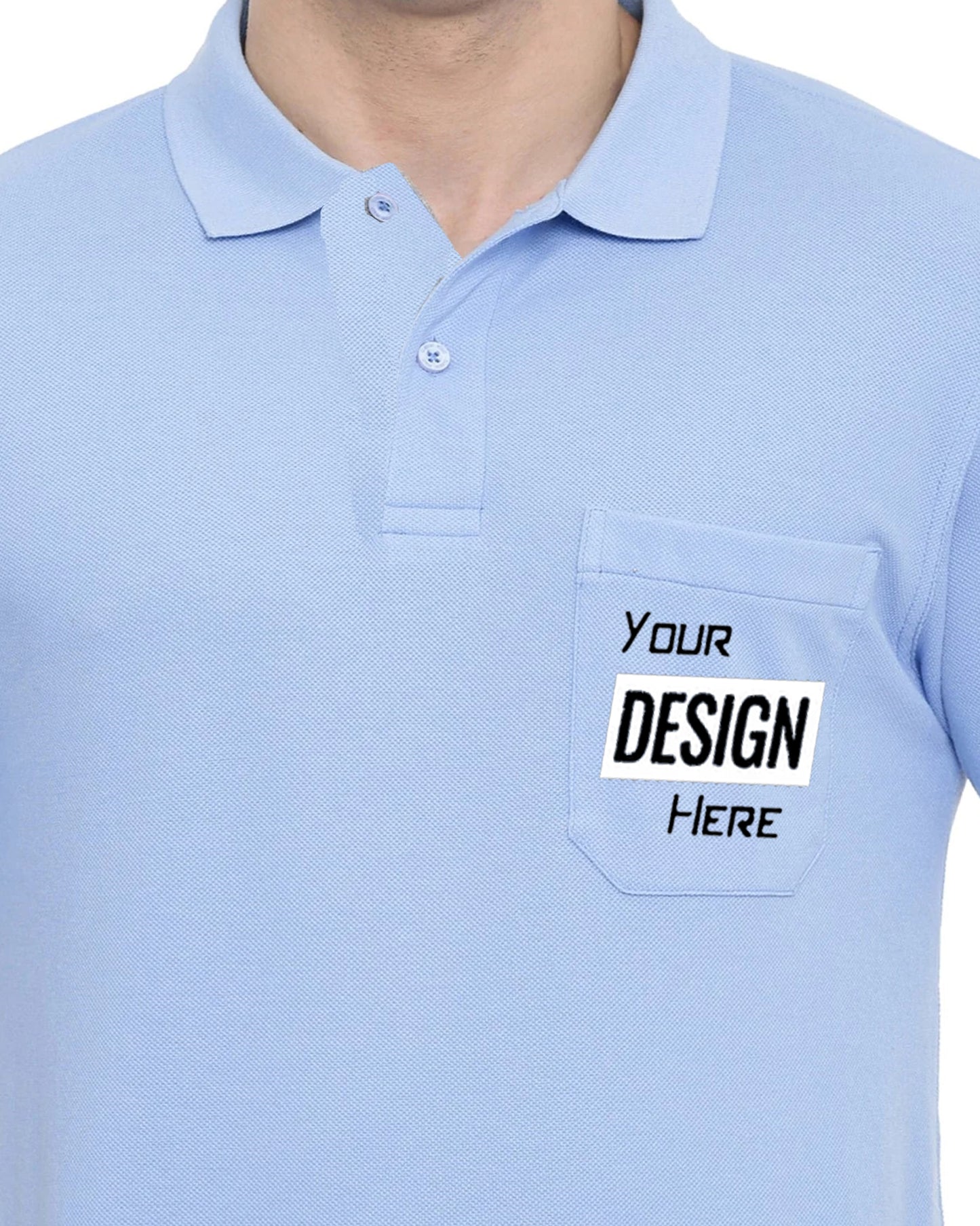 Collor side_Light_Blue_Pocket_Printed_Polo_T-Shirt_with_Your_Design_Here