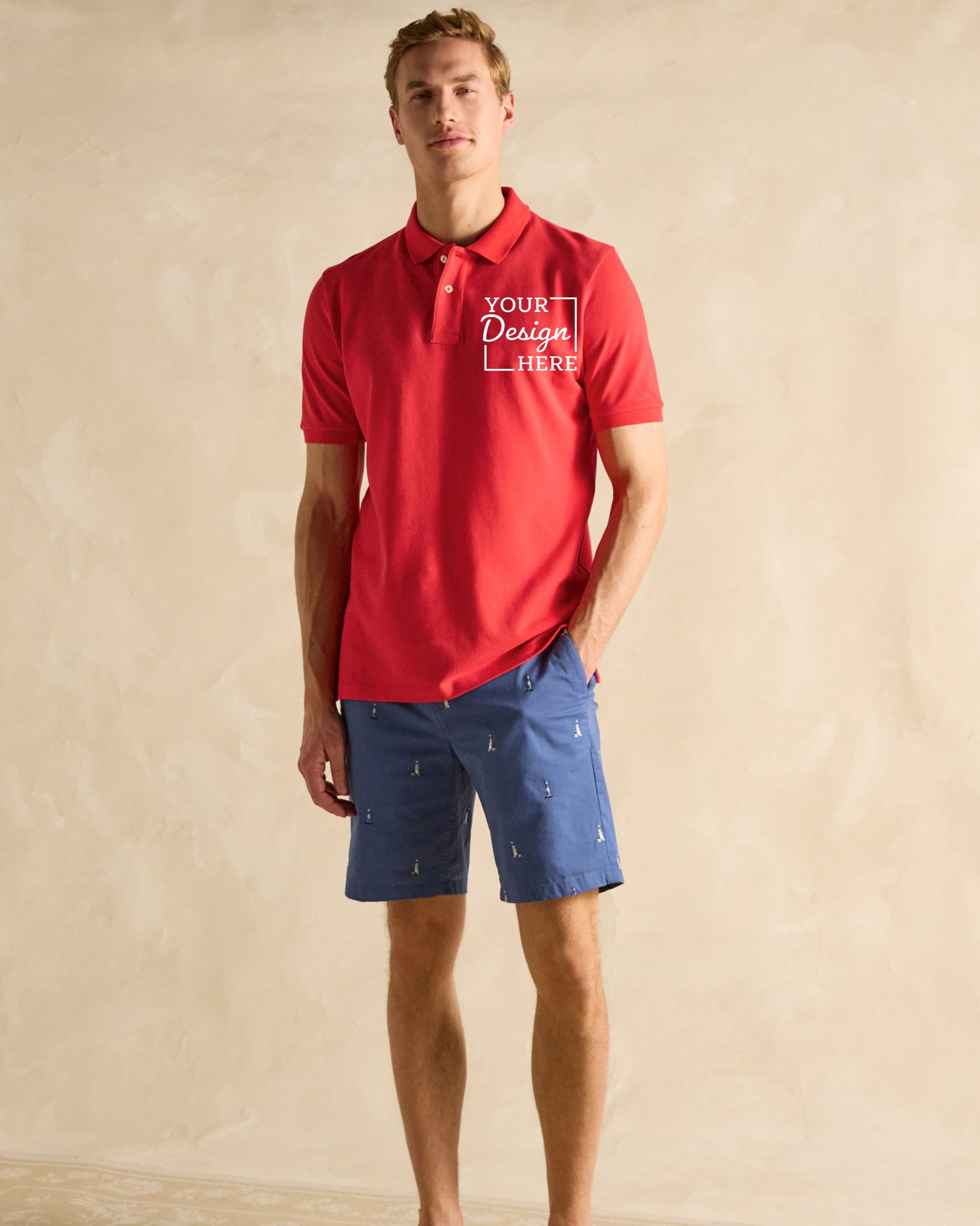 Frontside_Red_Polo_TShirt_with_YOUR_Design_HERE_in_a_Box