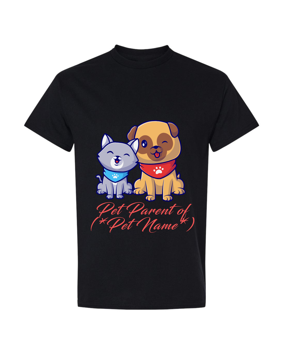 🐾 Pet Parent of [Pet Name] – Custom Pet Tee