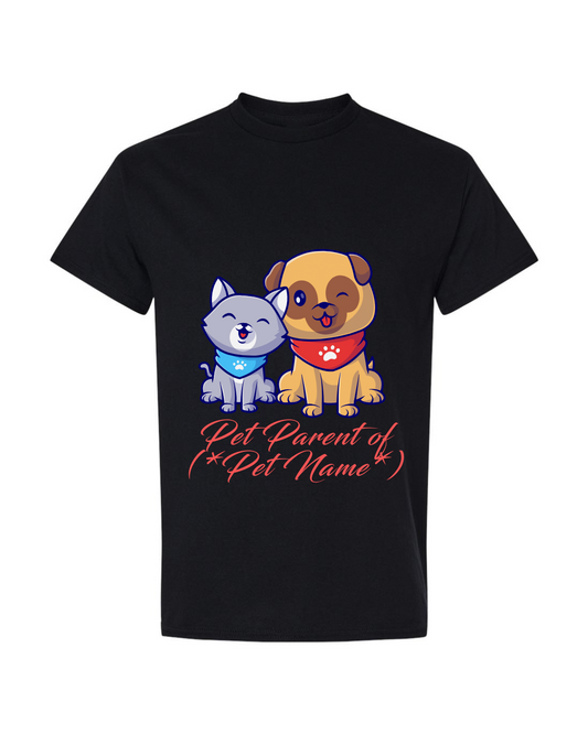 🐾 Pet Parent of [Pet Name] – Custom Pet Tee