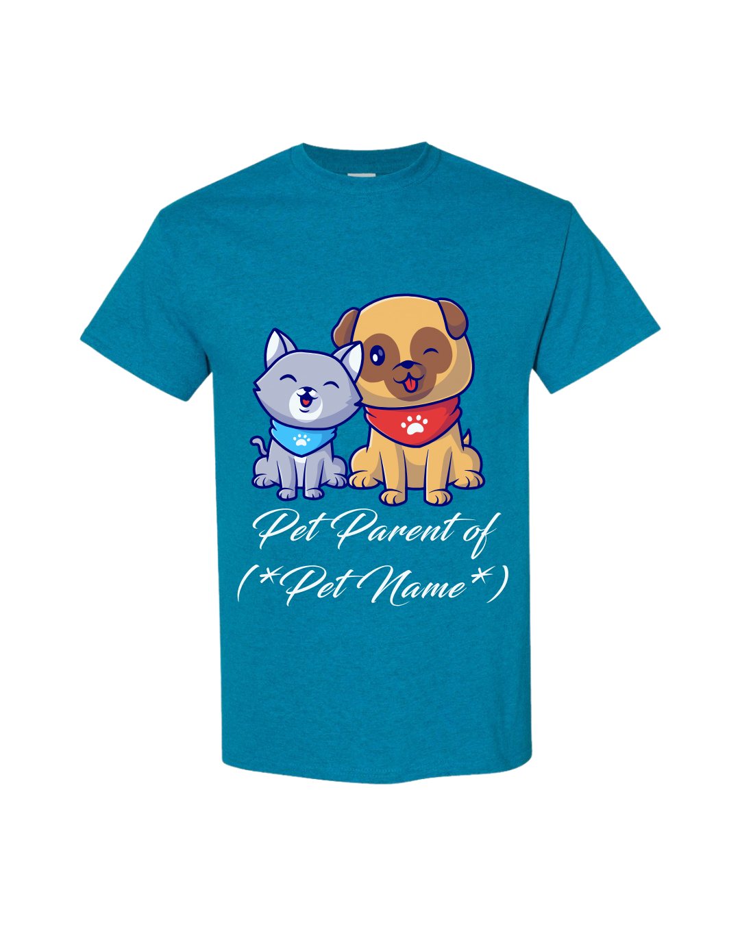 🐾 Pet Parent of [Pet Name] – Custom Pet Tee