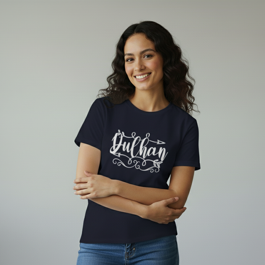 Dulhan Decorative Script: Indian Bride Celebration T-Shirt