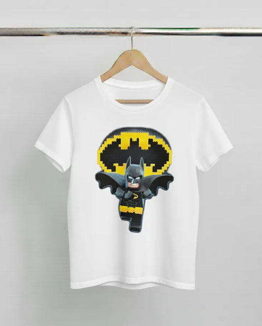 DivviK LEGO Batman Movie Graphic T-Shirt | Kids DC Comics Building Block Tee