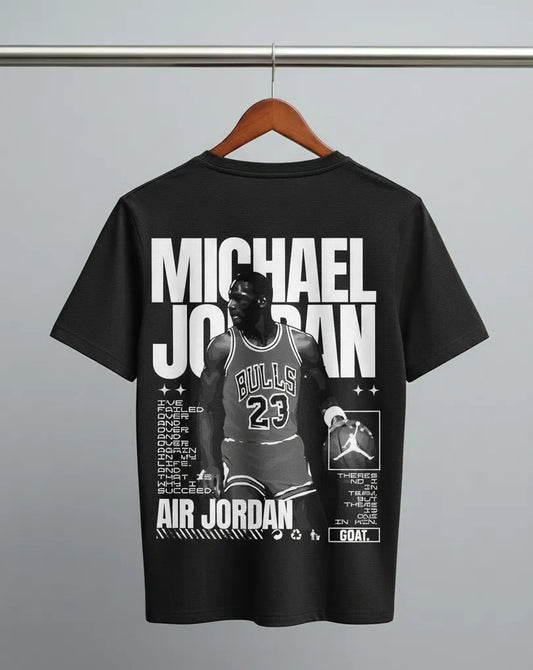 DivviK Michael Jordan G.O.A.T. Graphic T-Shirt | NBA Chicago Bulls Legend Tee