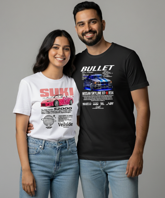 Fast & Furious Legends Matching Couple T-Shirts