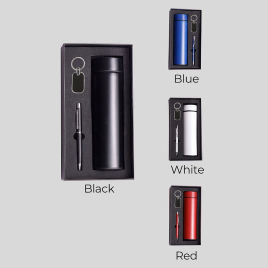 Premium Bottle Pen Keychain Gift Set -133 – Sleek Corporate Combo