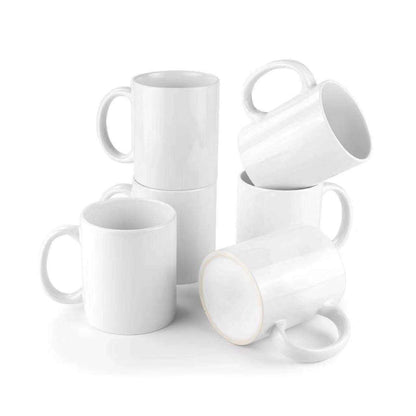 DK – 11 Oz Porcelain White Handmade Ceramic Mug Christmas Sublimation Blank Ceramic Cup Coffee Mugs 949