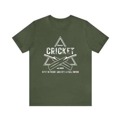 Heather Green "Rusty's Cricket" Bats Graphic T-shirt