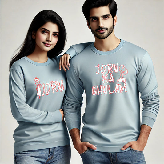 Joru Ka Gulaam & Joru Funny Couple T-Shirts – Long Sleeve