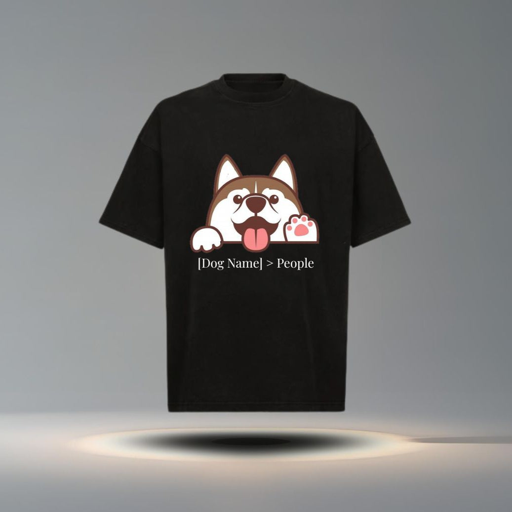 [Dog Name] > People T-Shirt