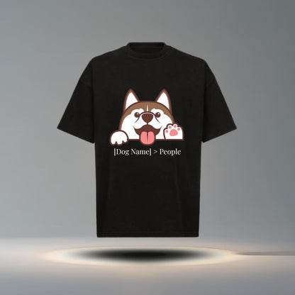 [Dog Name] > People T-Shirt