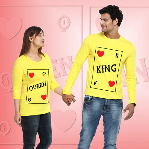Personalized Heart ❤ Long Sleeve Couple T-Shirts