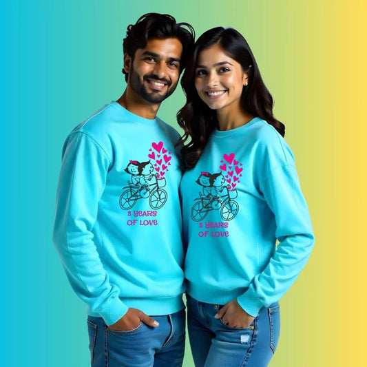 Pizza Lovers' Matching Outfit Long Sleeve Couple T-Shirts