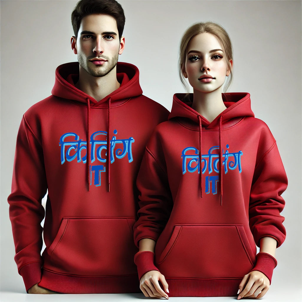 Killing It Funny Long Sleeve Couple Hoodies