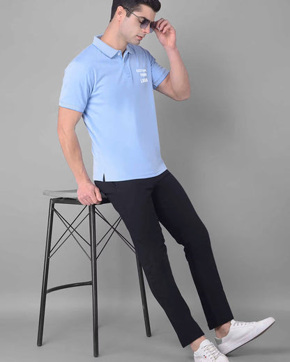 Rightside_Light_Blue_Polo_TShirt_with_CUSTOM_YOUR_LOGO_Text