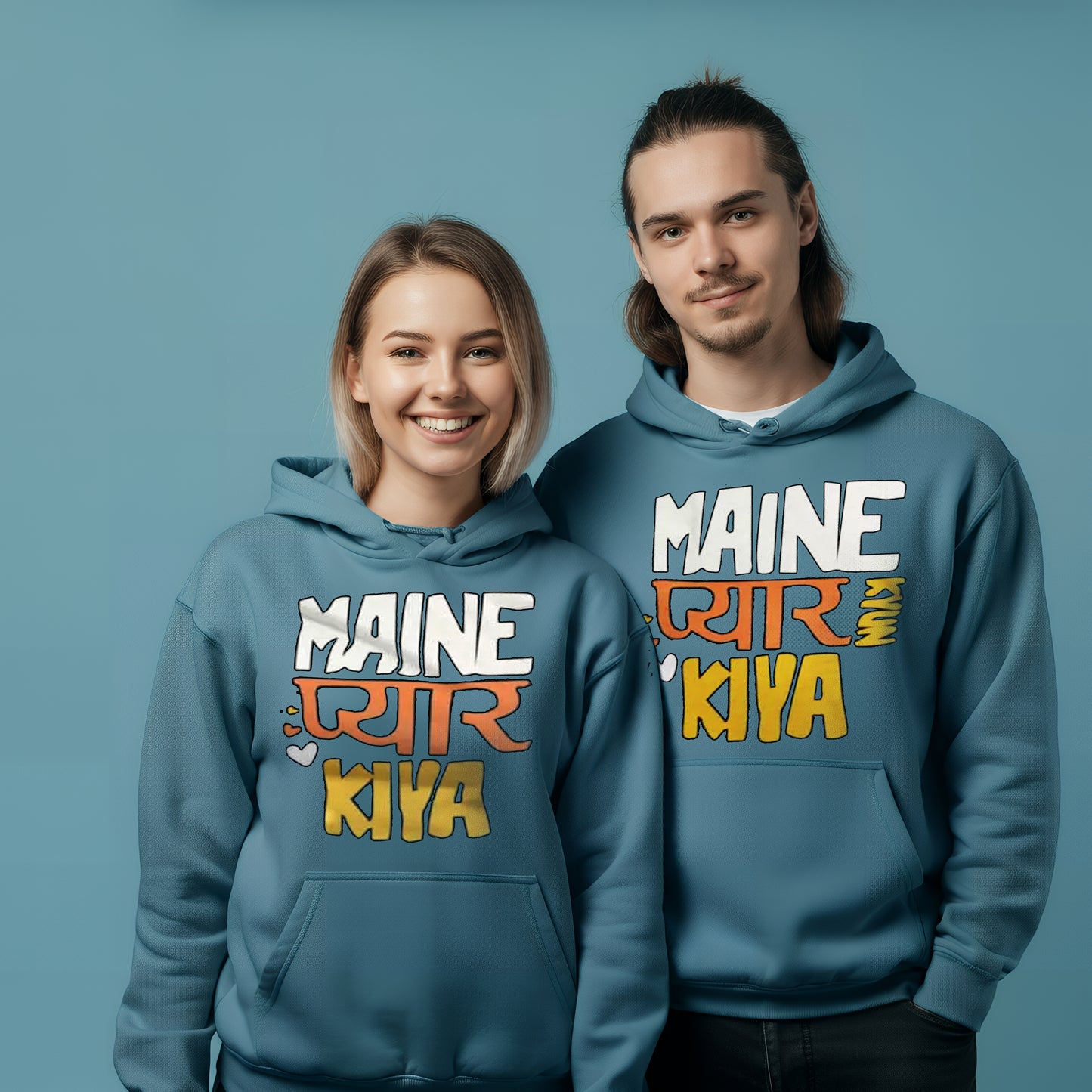 Meine Pyaar Kiya & Meine Pyaar Kyun Kiya Couple Hoodies