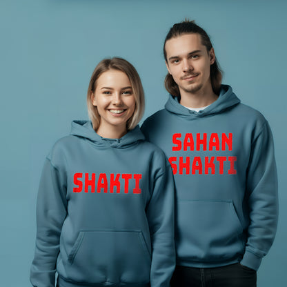 Shakti & Sahanshakti Funny Couple Hoodies