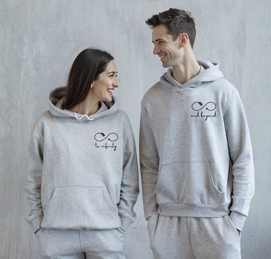 To Infinity & Beyond ❤ Matching Couple Hoodies
