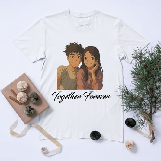 Together Forever – Couple T-Shirt (White Edition)