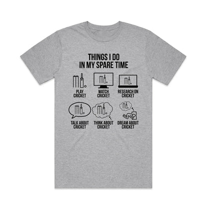 Cricket Lover Daily Lifestyle Theme T-Shirt