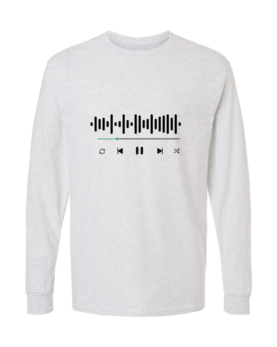 🎵 Custom Music Bar Long Sleeve Tee