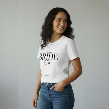 DivviK Bride Era T-shirt | In My Bride Era Round Neck Tee for Wedding & Bachelorette Celebrations