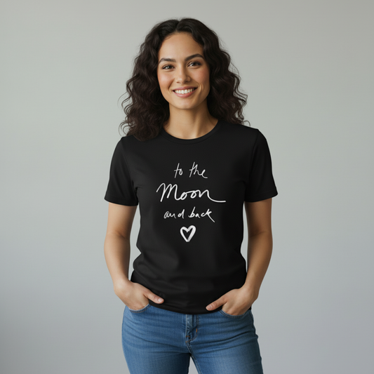 To The Moon and Back – DivviK Women’s T-shirt