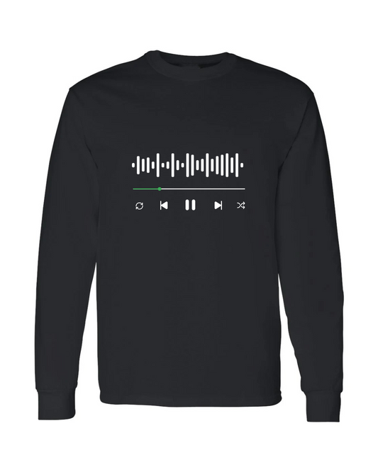 🎵 Custom Music Bar Long Sleeve Tee