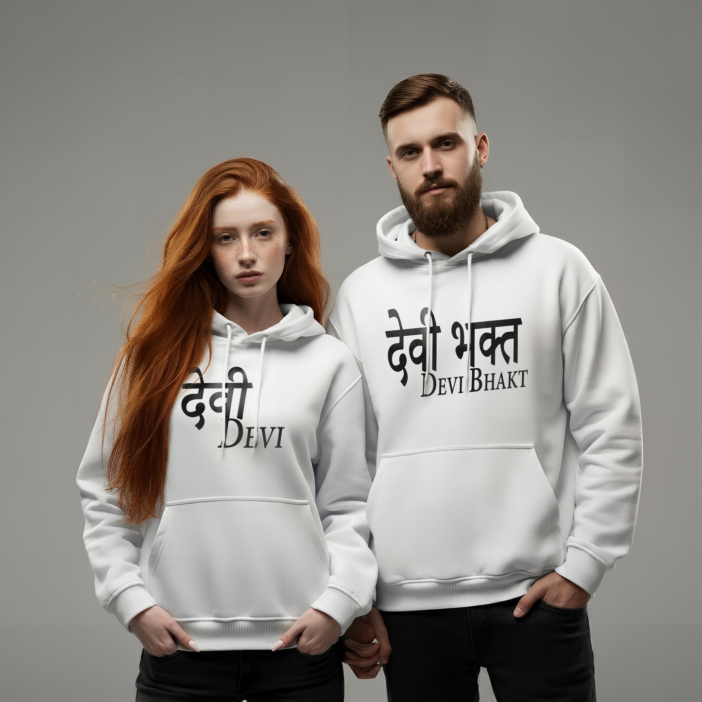 Devi & Devibhakt Couple Hoodies
