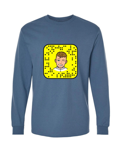 👕 Snapcode Long Sleeve Tee – Add Me IRL