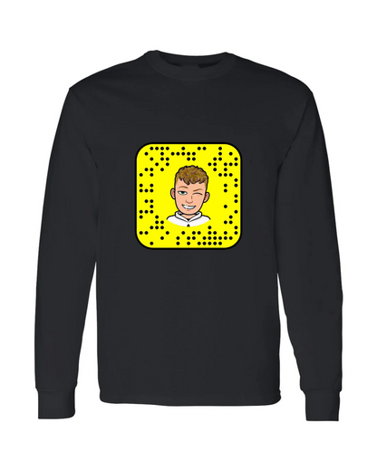 👕 Snapcode Long Sleeve Tee – Add Me IRL