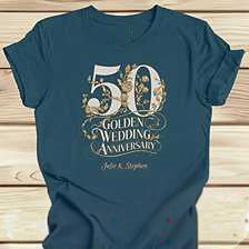 50 Golden Years Anniversary Special Short Sleeve Couple T-Shirts