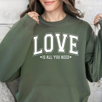 Love Is All You Need Couple Full Sleeve T-Shirts