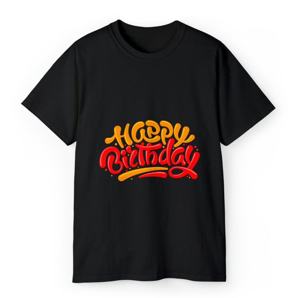 Vibrant Celebration Happy Birthday T-Shirt